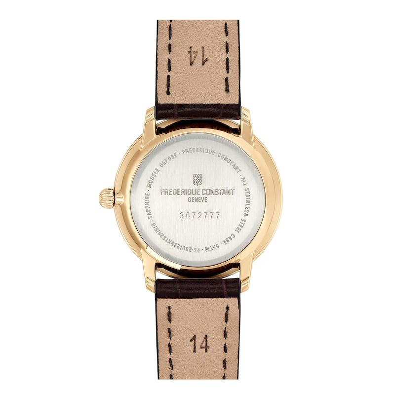 Main Image 3 of Frederique Constant Classics Slimline Women's Quartz Watch FC-235M1S5