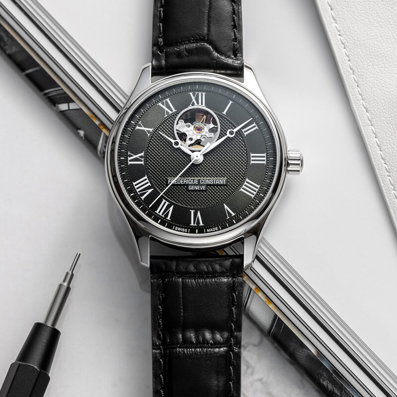 Main Image 5 of Frederique Constant Classics Heart Beat Men's Automatic Watch FC-310MCK5B6