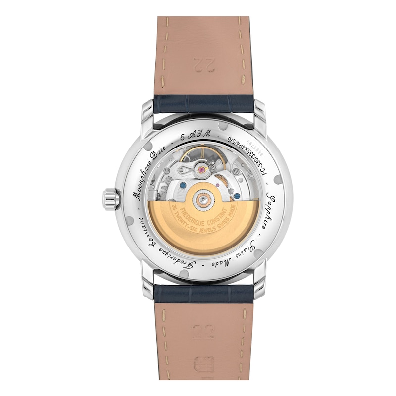 Main Image 3 of Frederique Constant Classics Heart Beat Moonphase Men's Automatic Watch FC-335MCNW4P26