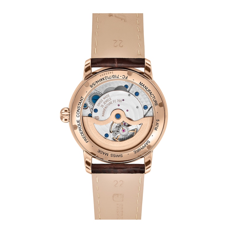 Main Image 3 of Frederique Constant Manufacture Classic Moonphase Men's Automatic Watch FC-712MS4H4