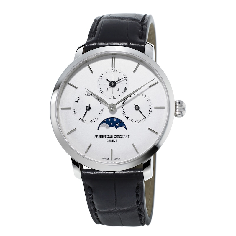 Main Image 1 of Frederique Constant Manufacture Slimline Perpetual Calendar Men's Automatic Watch FC-775S4S6