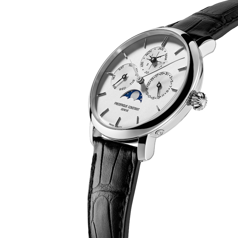 Main Image 2 of Frederique Constant Manufacture Slimline Perpetual Calendar Men's Automatic Watch FC-775S4S6