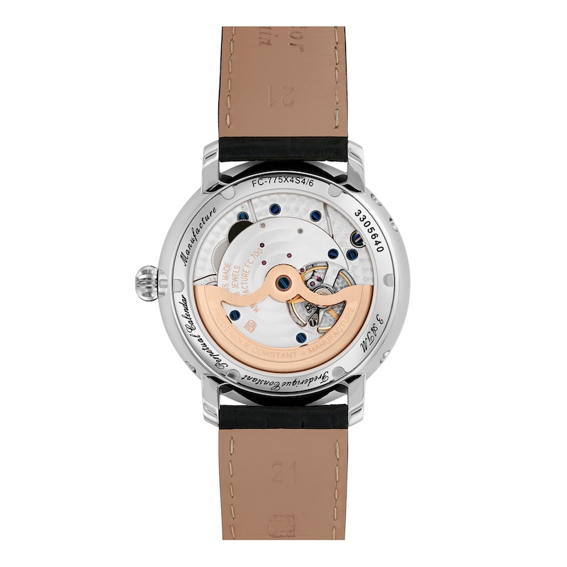 Main Image 3 of Frederique Constant Manufacture Slimline Perpetual Calendar Men's Automatic Watch FC-775S4S6