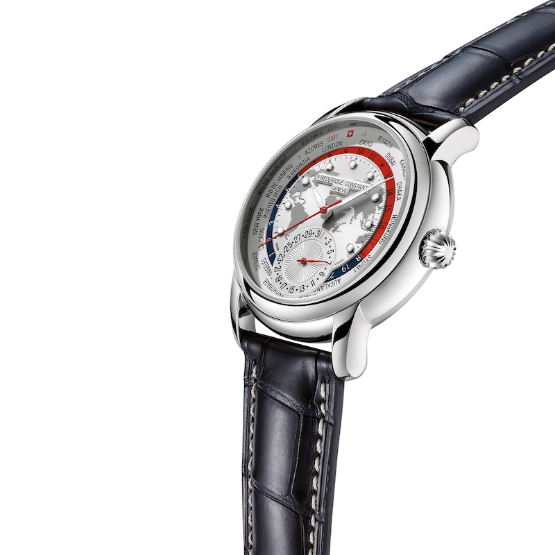 Main Image 2 of Frederique Constant Classics Worldtimer Manufacture Men's Automatic Watch FC-718CHWM4H6