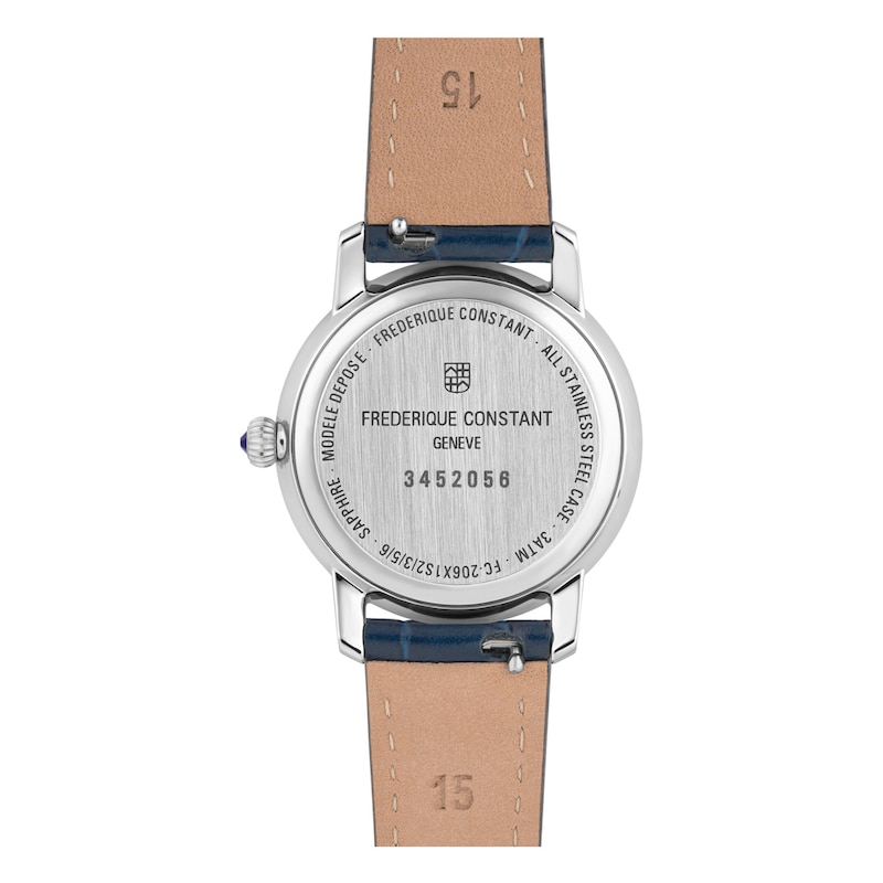 Main Image 3 of Frederique Constant Classics Slimline Moonphase Women's Quartz Watch FC-206SW1S6