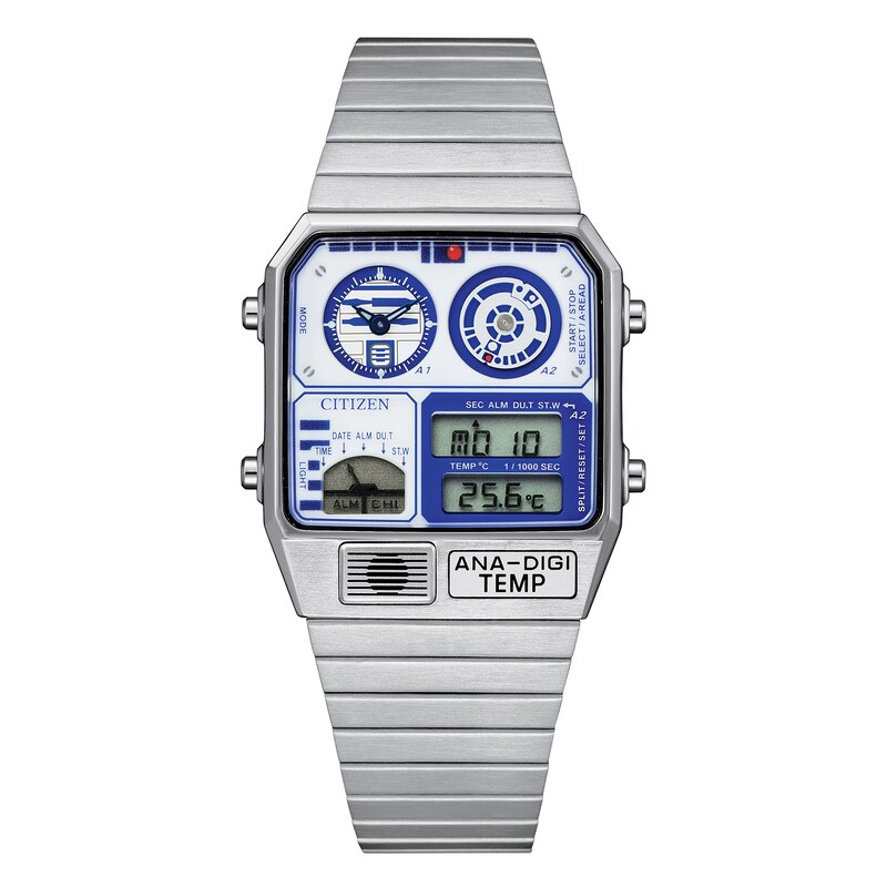 Main Image 1 of Citizen Star Wars R2-D2 Analog/Digital Men's Watch JG2117-51A