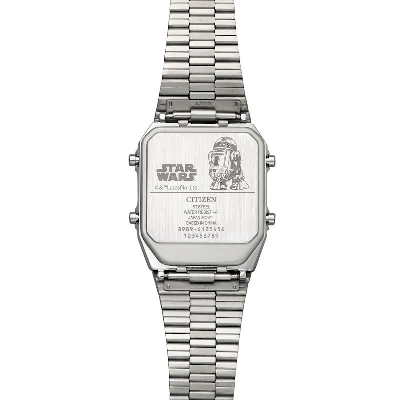 Main Image 4 of Citizen Star Wars R2-D2 Analog/Digital Men's Watch JG2117-51A