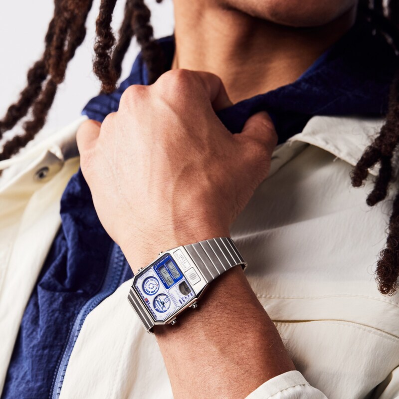 Main Image 5 of Citizen Star Wars R2-D2 Analog/Digital Men's Watch JG2117-51A