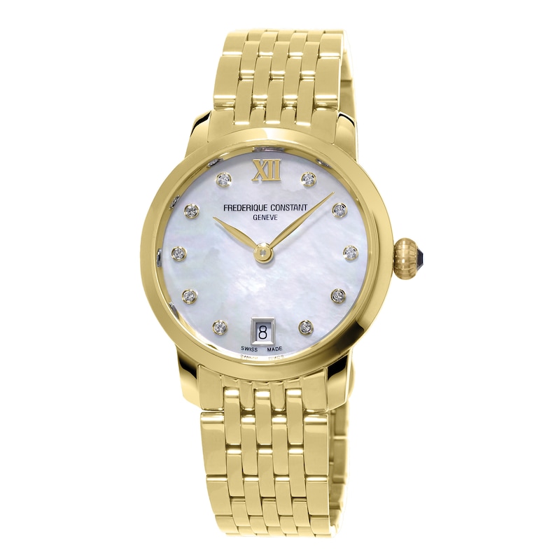 Main Image 1 of Frederique Constant Classics Slimline Women's Quartz Watch FC-220MPWD1S25B