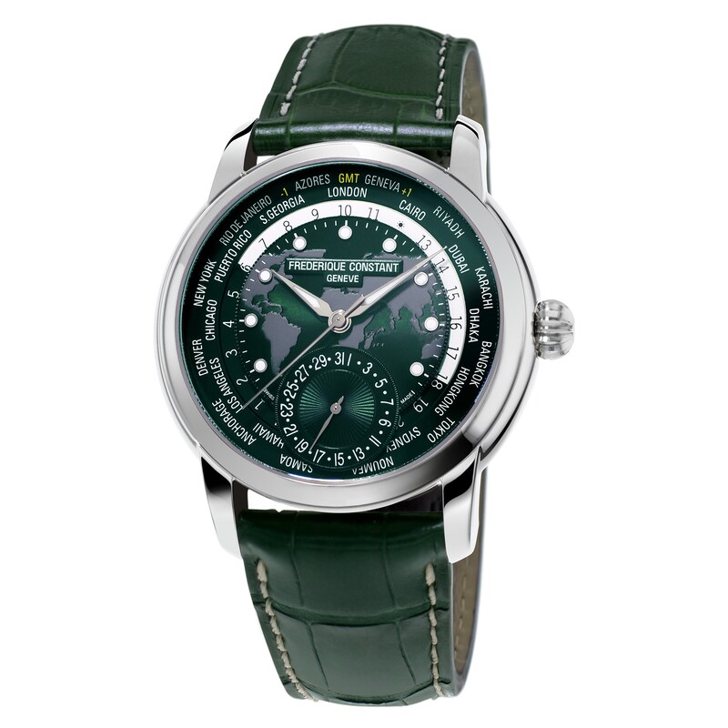 Main Image 1 of Frederique Constant Classics Worldtimer Manufacture Men's Automatic Watch FC-718GRWM4H6