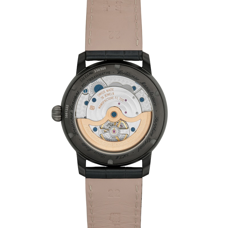 Main Image 2 of Frederique Constant Classics Worldtimer Manufacture Men’s Automatic Watch FC-718BAWM4TH6