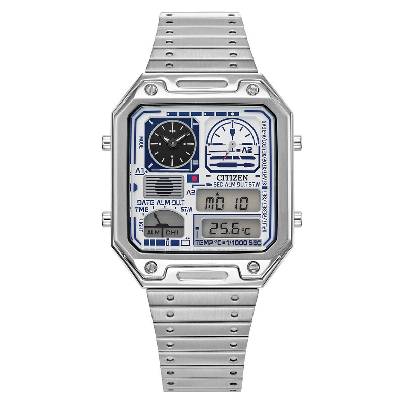 Main Image 1 of Citizen Star Wars R2-D2 Analog/Digital Men's Watch JG2121-54A