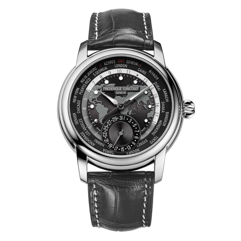 Main Image 1 of Frederique Constant Classics Worldtimer Manufacture Men's Watch FC-718DGWM4H6