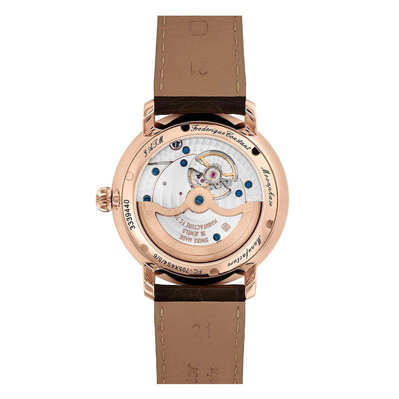 Main Image 3 of Frederique Constant Manufacture Slimline Moonphase Men's Automatic Watch FC-705V4S4