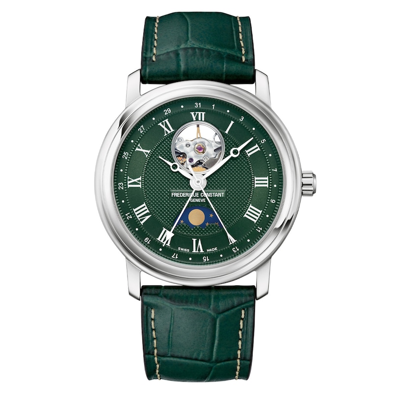 Main Image 1 of Frederique Constant Classics Heartbeat Moonphase Men's Automatic Watch FC-335MCGRW4P26