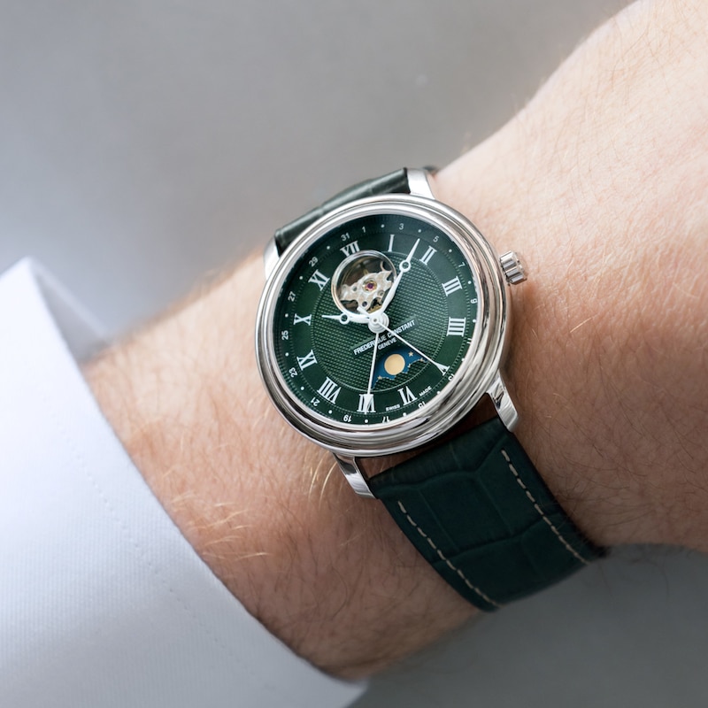 Main Image 4 of Frederique Constant Classics Heartbeat Moonphase Men's Automatic Watch FC-335MCGRW4P26