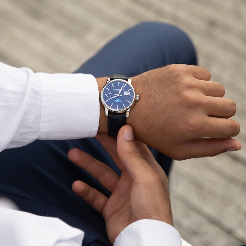 Main Image 4 of Frederique Constant Manufacture Classic Power Reserve Big Date Men's Watch FC-735N3H6