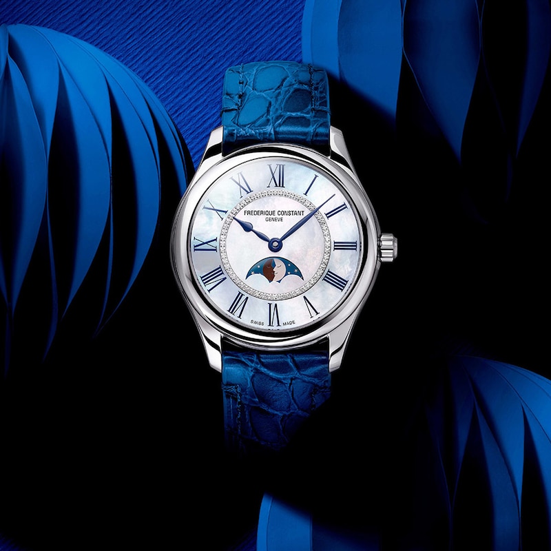 Main Image 5 of Frederique Constant Classics Elegance Luna Automatic Women's Watch FC-331MPWND3B6