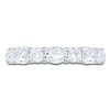Thumbnail Image 3 of Oval & Round-Cut Lab-Grown Diamond Anniversary Ring 2-1/2 ct tw 14K White Gold