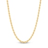 Thumbnail Image 1 of Silk Rope Chain Necklace 3mm Solid 14K Yellow Gold 22"