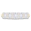 Thumbnail Image 3 of Certified Emerald-Cut Diamond Anniversary Ring 2 ct tw 18K Yellow Gold