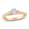 Thumbnail Image 1 of Brilliant Moments Oval-Cut Diamond Engagement Ring 1/2 ct tw 14K Yellow Gold