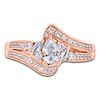 Thumbnail Image 3 of Brilliant Moments Pear-Shaped Diamond Bypass Engagement Ring 1 ct tw 14K Rose Gold