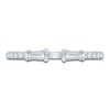Thumbnail Image 3 of Certified Baguette & Round-Cut Diamond Open-Shank Wedding Band 1/3 ct tw 14K White Gold