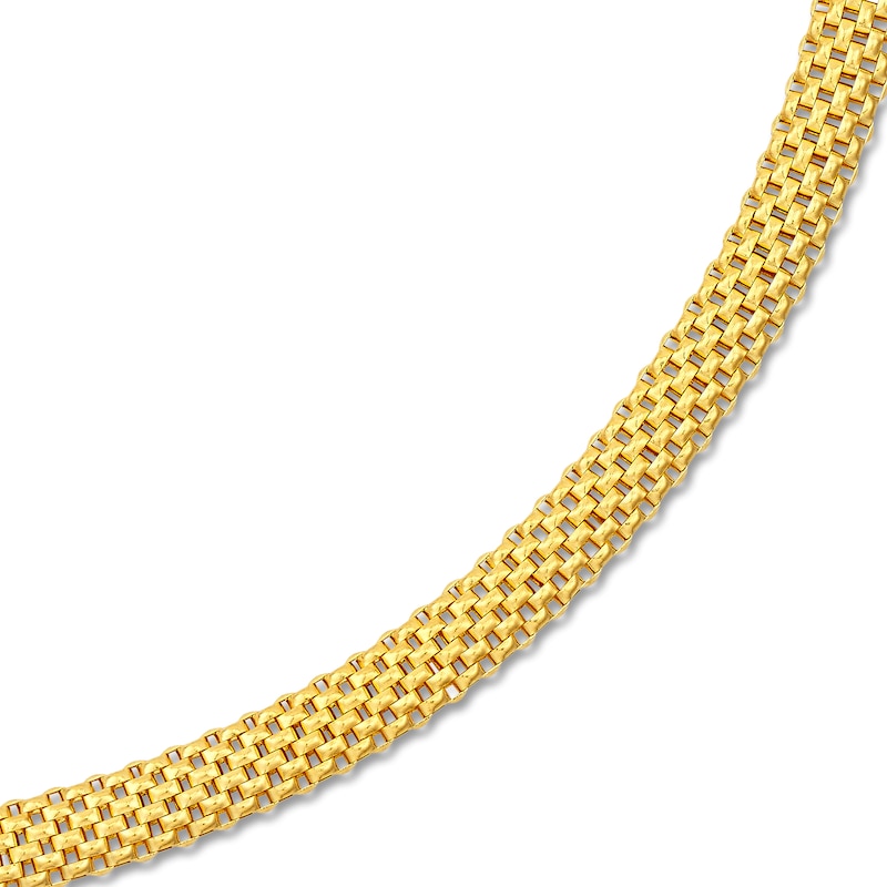 Main Image 2 of Popcorn Chain Bracelet Solid 14K Yellow Gold 7.5"