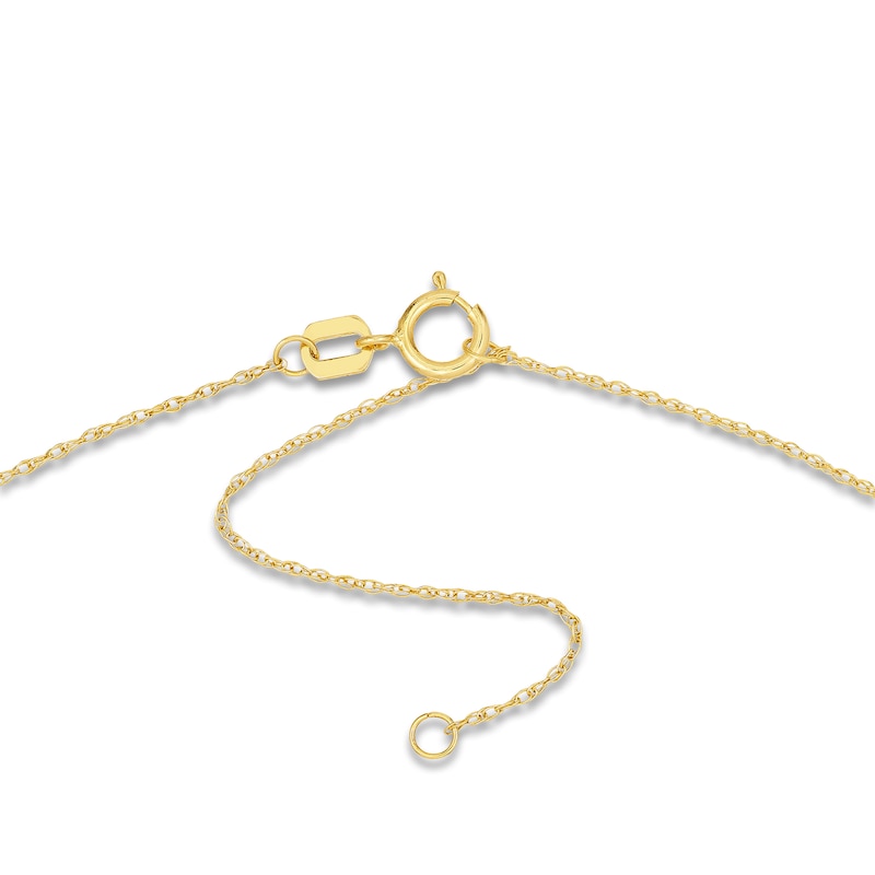 Main Image 4 of Seahorse Necklace 14K Yellow Gold 18"