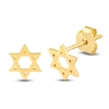 Thumbnail Image 2 of Star of David Stud Earrings 14K Yellow Gold