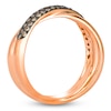 Thumbnail Image 2 of Le Vian Chocolate Diamond Crossover Ring 3/8 ct tw 14K Strawberry Gold
