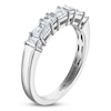 Thumbnail Image 2 of Vera Wang VOW Princess-Cut Lab-Grown Diamond Wedding Band 3/4 ct tw 14K White Gold