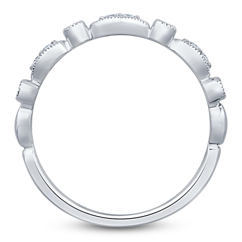 Main Image 2 of Diamond Anniversary Ring 1/10 ct tw 10K Yellow Gold