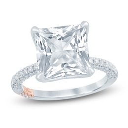 Pnina Tornai Lab-Grown Diamond Princess-Cut Engagement Ring 7 ct tw 14K White Gold