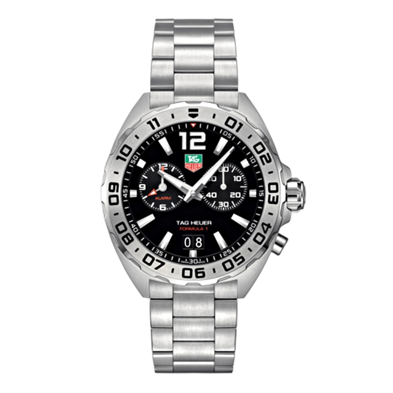  TAG Heuer Men's WAZ1112.BA0875 Formula 1 Stainless Steel Watch  : Clothing, Shoes & Jewelry