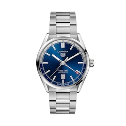 TAG Heuer CARRERA Calibre 7 Twin Time Automatic Men's Watch WBN201A.BA0640