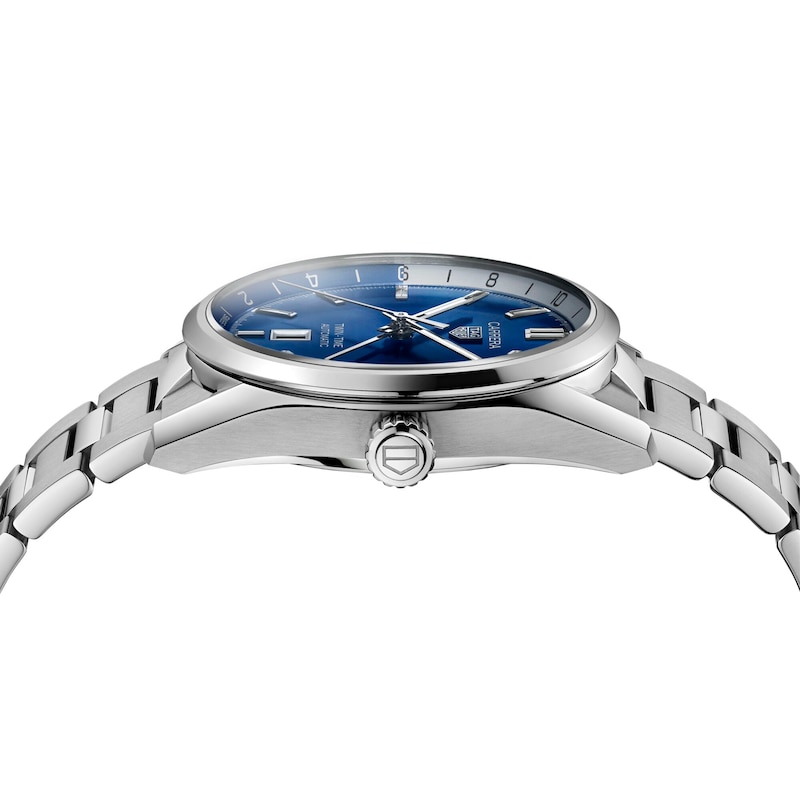 Main Image 2 of TAG Heuer CARRERA Calibre 7 Twin Time Automatic Men's Watch WBN201A.BA0640