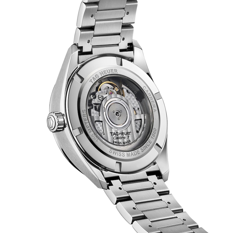 Main Image 4 of TAG Heuer CARRERA Calibre 7 Twin Time Automatic Men's Watch WBN201A.BA0640
