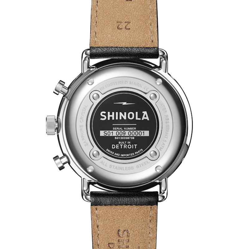 Main Image 4 of Shinola Canfield 45mm Chronograph Watch S0120208738