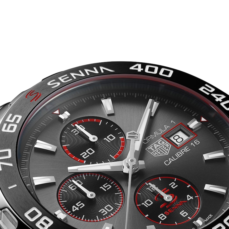 Main Image 4 of TAG Heuer FORMULA 1 Senna Calibre 16 Men's Chronograph Watch CAZ201D.BA0633