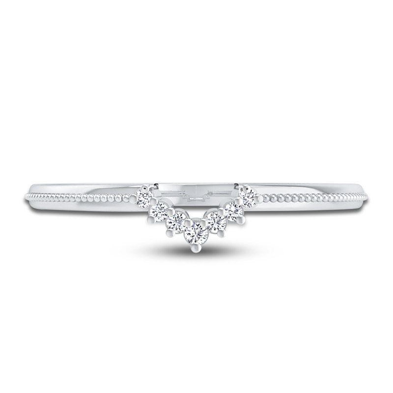 Main Image 8 of Diamond Bridal Set 1/2 ct tw Oval/Round 14K White Gold