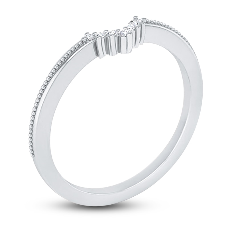 Main Image 9 of Diamond Bridal Set 1/2 ct tw Oval/Round 14K White Gold