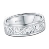 Thumbnail Image 0 of Kirk Kara Men's Engraved Wedding Band 14K White Gold