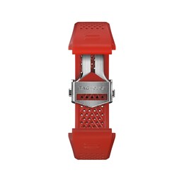 TAG Heuer CONNECTED Red Rubber Watch Strap 45mm BT6264