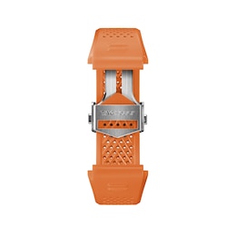TAG Heuer CONNECTED Orange Rubber Watch Strap 45mm BT6265
