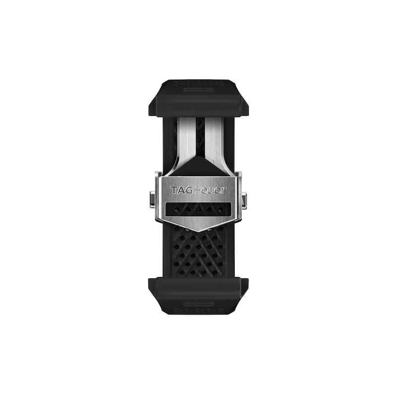 TAG Heuer CONNECTED Black Rubber Watch Strap 45mm BT6259