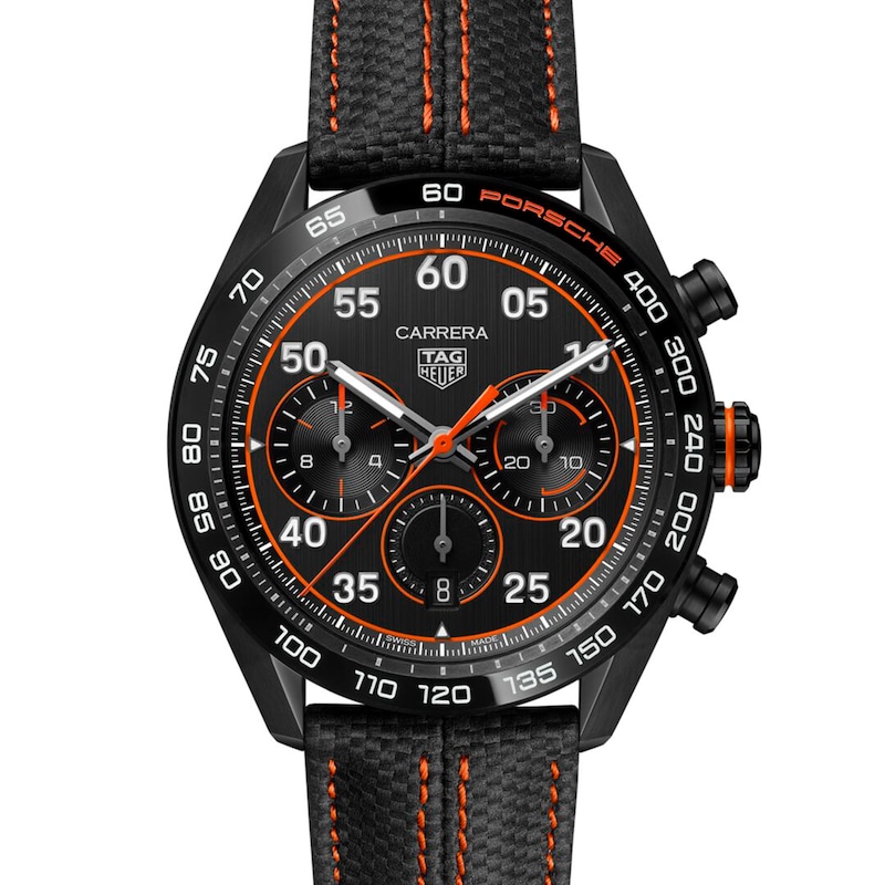 Main Image 1 of TAG Heuer Carrera Chronograph x Porsche Orange Racing Men's Watch CBN2A1M.FC6526