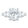 Thumbnail Image 3 of Pnina Tornai Oval-Cut & Pear-Shaped Lab-Grown Diamond Three-Stone Engagement Ring 3-1/4 ct tw 14K White Gold