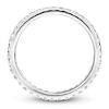 Thumbnail Image 2 of Certified Diamond Eternity Band 1/2 ct tw 14K White Gold